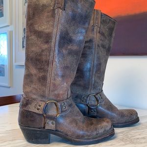 Frye harness motorcycle boots